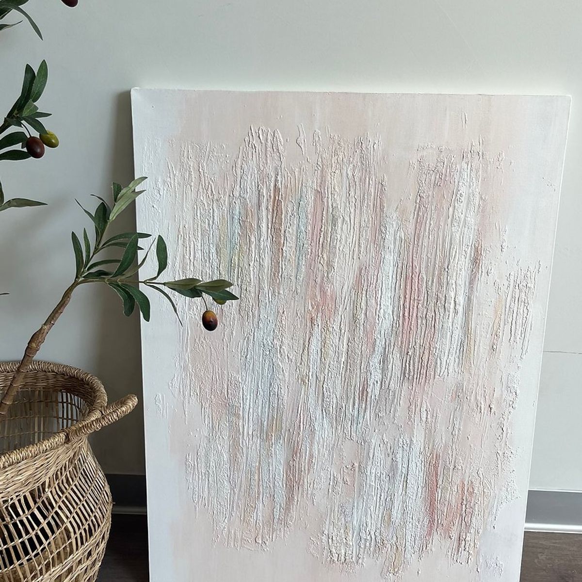 GENERICO - Cuadro Arte Génova textura sobre lienzo