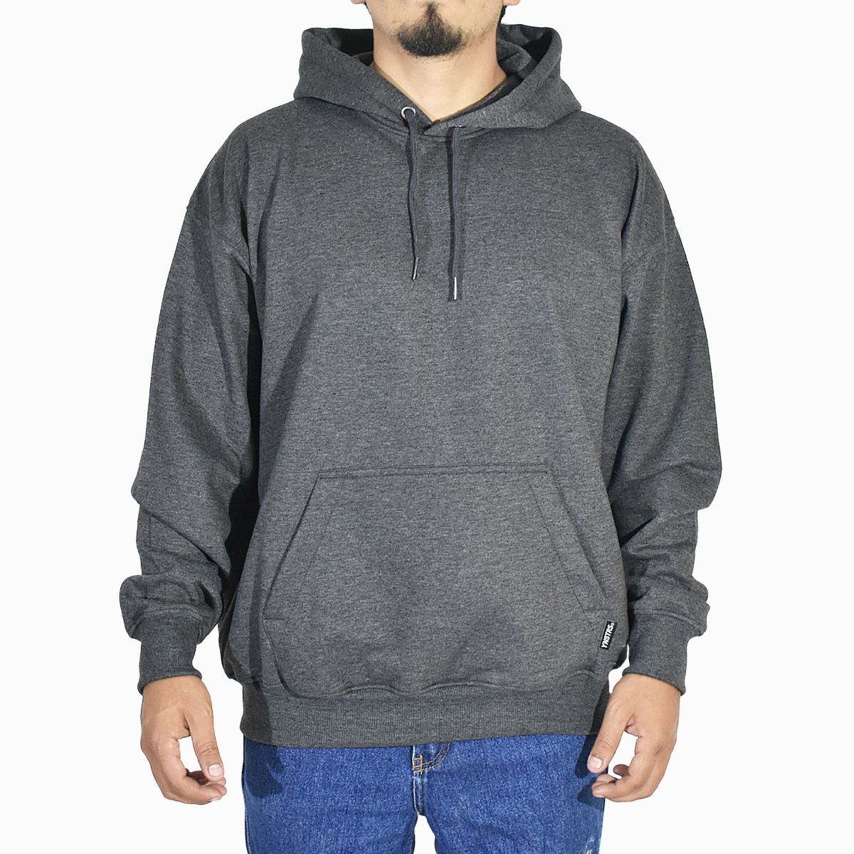 YONISTERS CLOTHING - POLERA OVERSIZE PLOMO PARA HOMBRE MODA ACTUAL