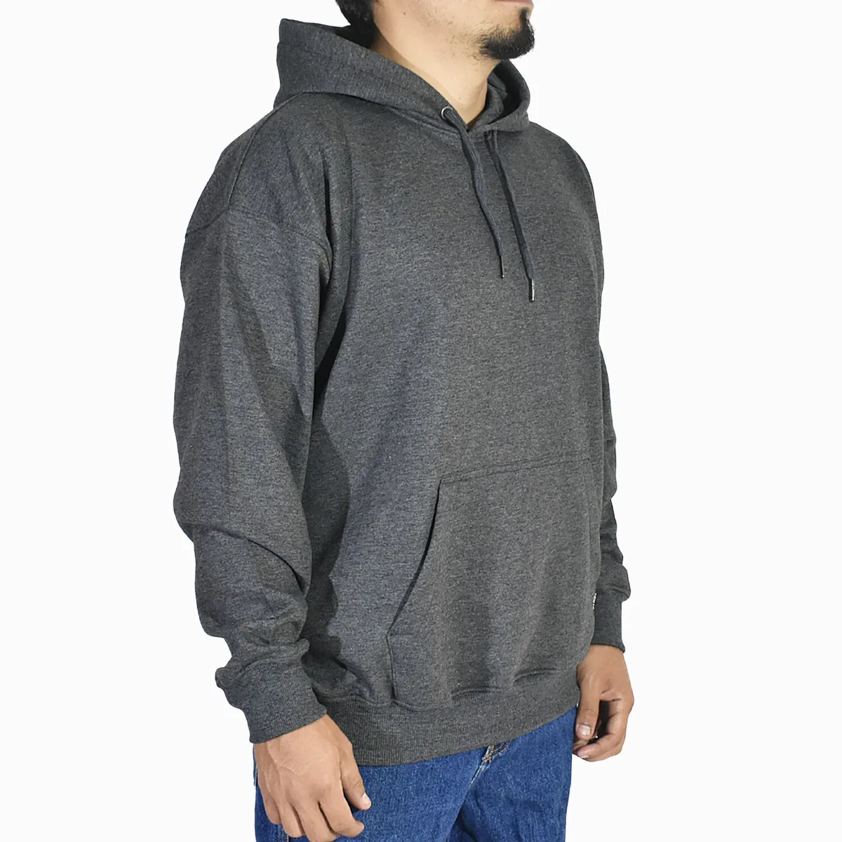 YONISTERS CLOTHING - POLERA OVERSIZE PLOMO PARA HOMBRE MODA ACTUAL