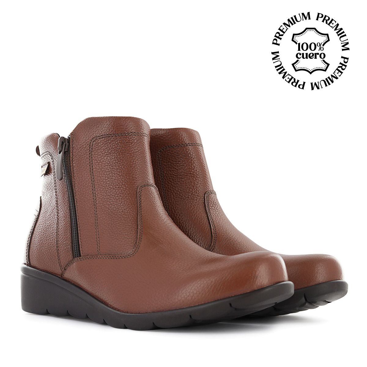 ECCO - Botas Confort Mujer Ecco Flexxi04 Cobre Cuero