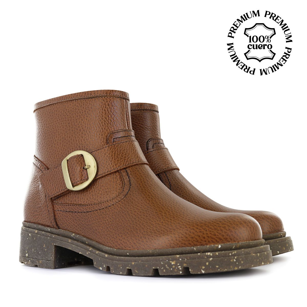 ECCO - Botas Casual Mujer Ecco Doria03 Toffee Cuero