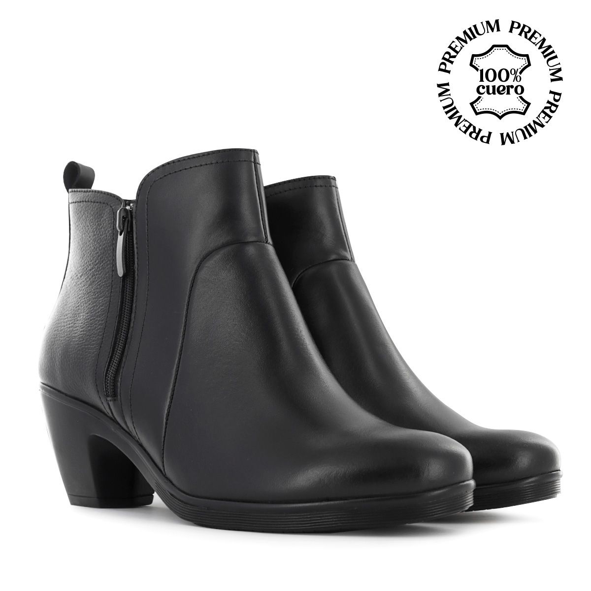 ECCO - Botas Casual Mujer Ecco Natalie78 Negro Cuero