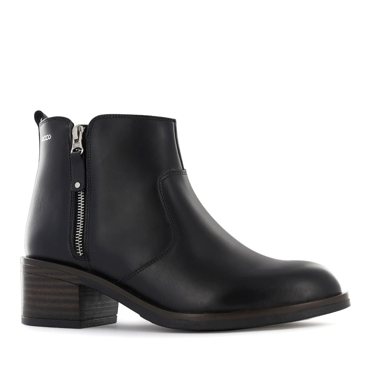 ECCO - Botas Casual Mujer Ecco Texana04 Negro Cuero