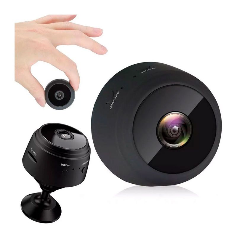 GENERICO - Mini cámara Espía A9 Portátil con Wifi 1080P