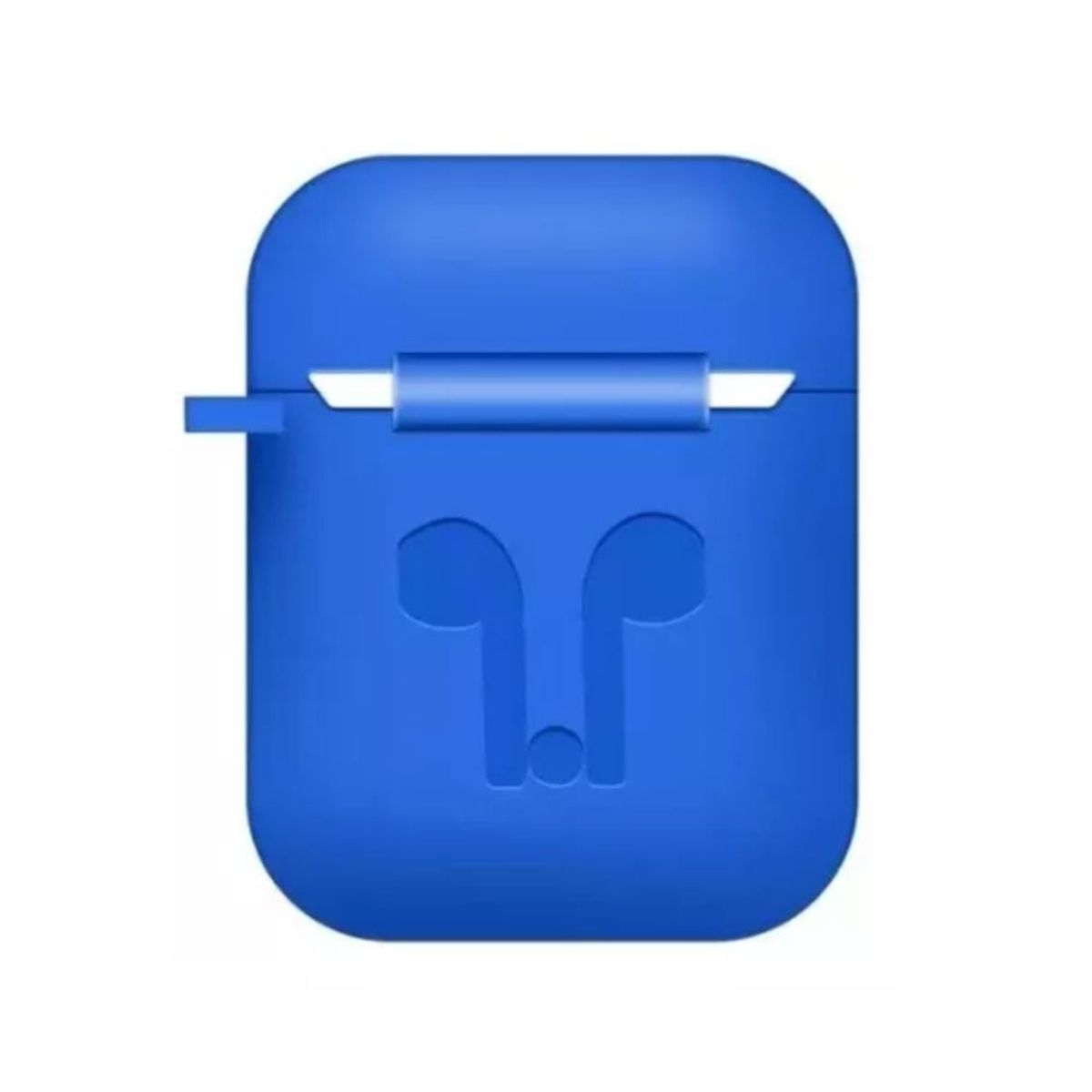 GENERICO - Funda Silicona para Air pods 1era 2da Generación Azul Electrico