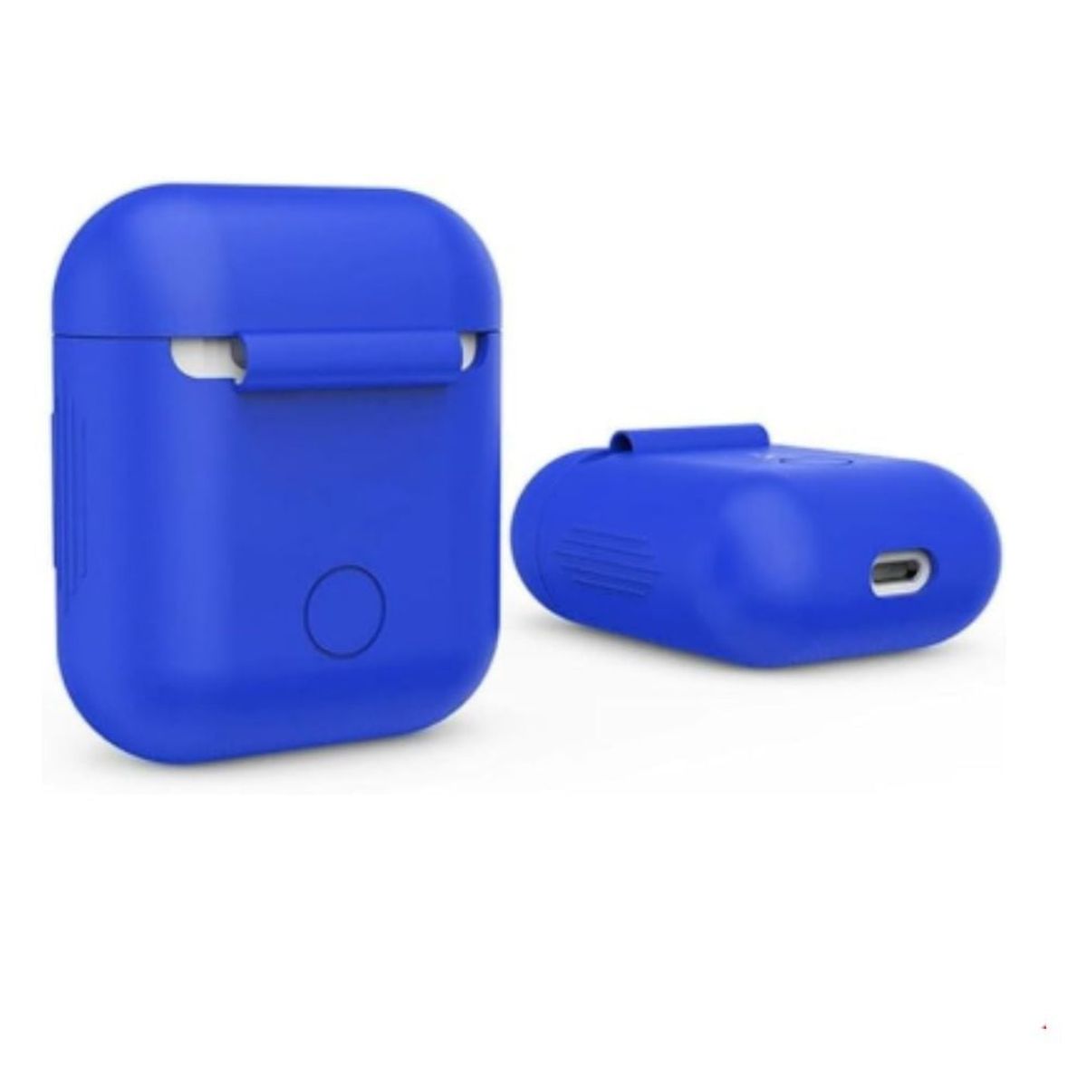 GENERICO - Funda Silicona para Air pods 1era 2da Generación Azul Electrico