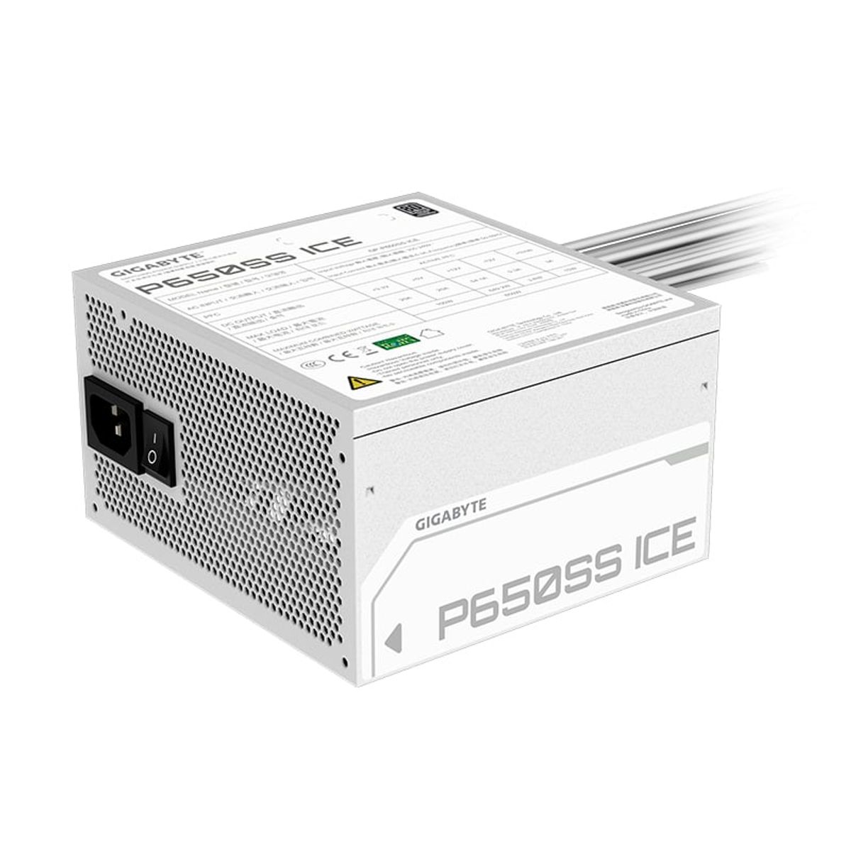 GIGABYTE - Fuente Gigabyte P650SS ICE 650W ATX 80 Plus Silver