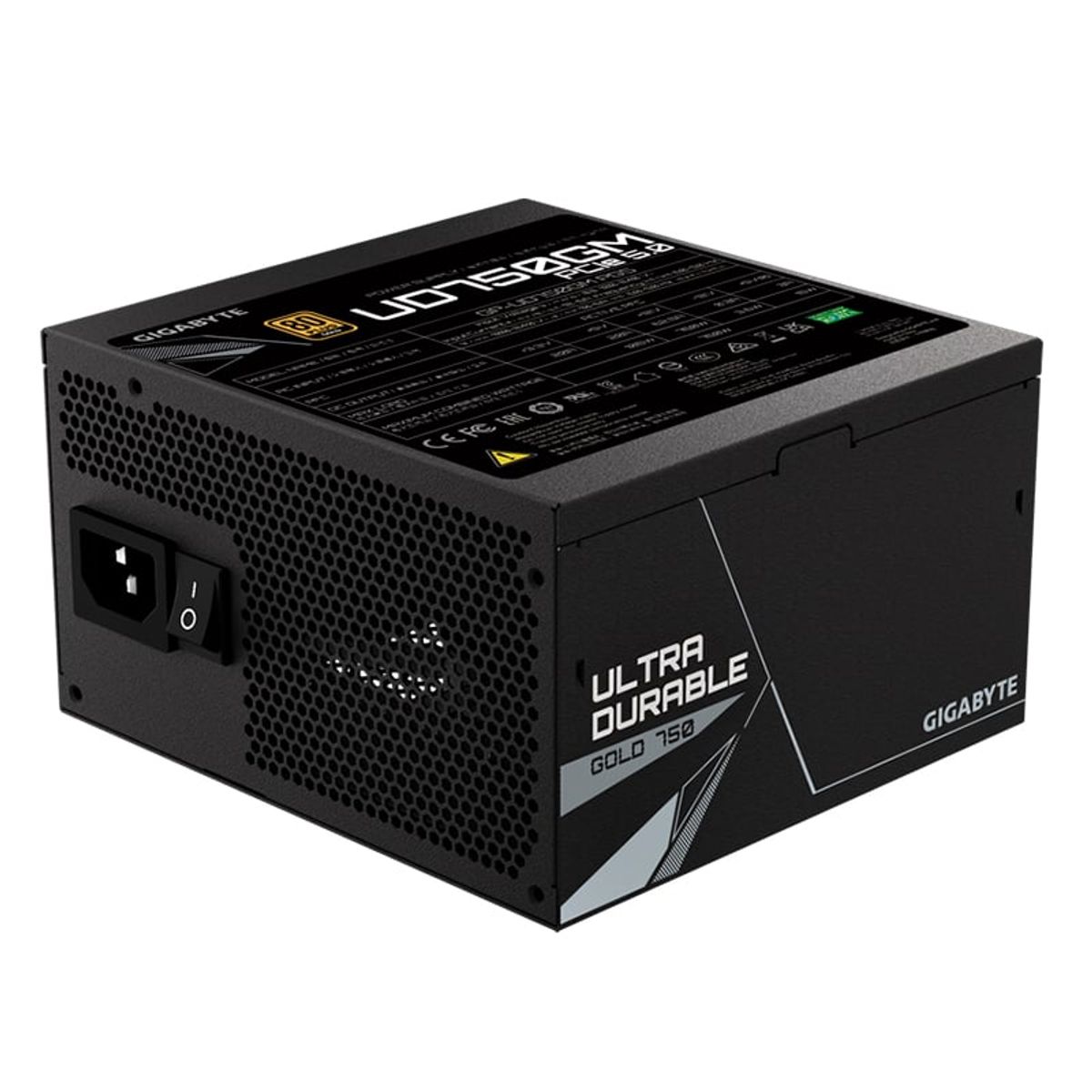 GIGABYTE - Fuente Gigabyte UD750GM PG5 750W 80 PLUS Gold Certified Formato ATX