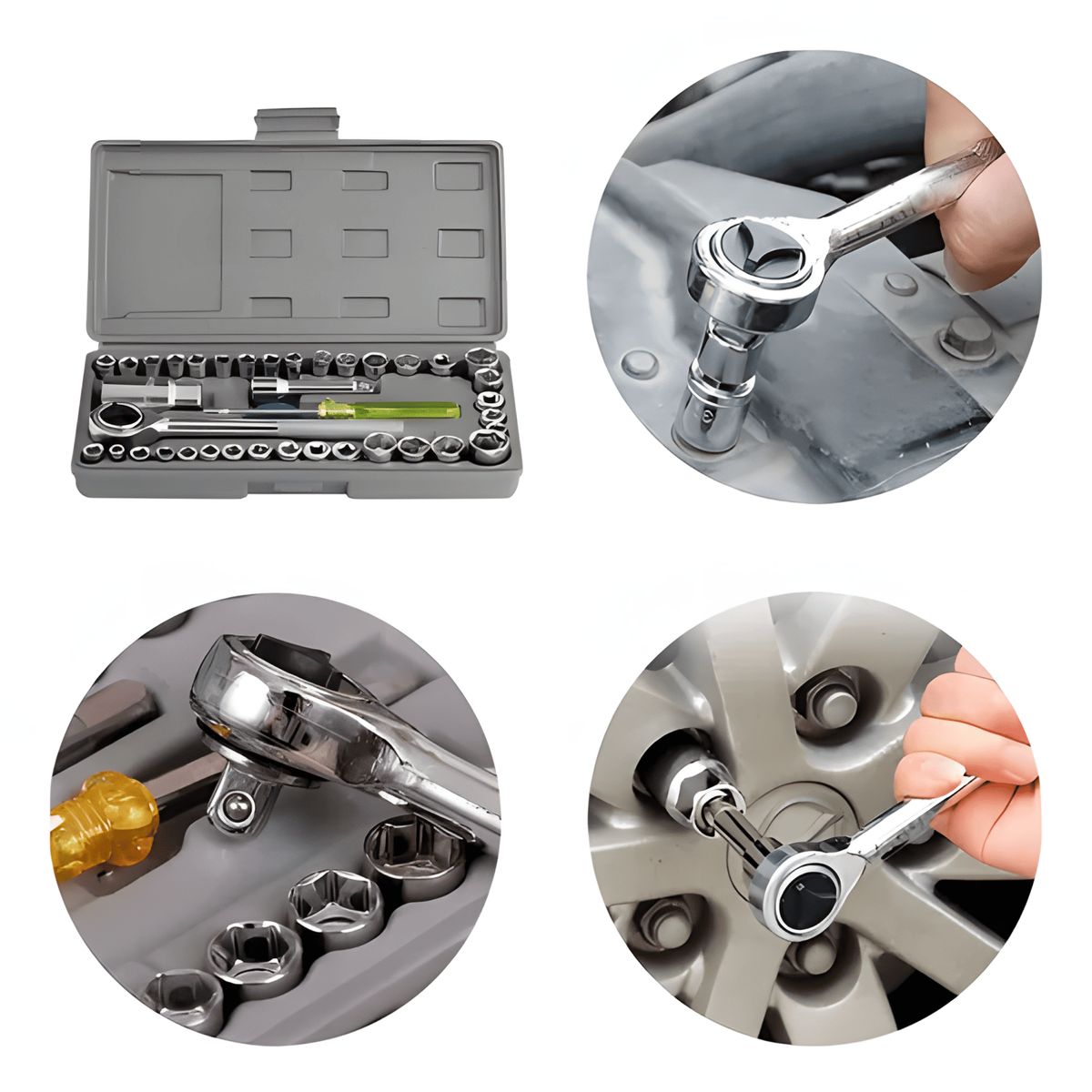 ROSH - Pack Profesional – Alicate Multiuso + Set de 40 Dados