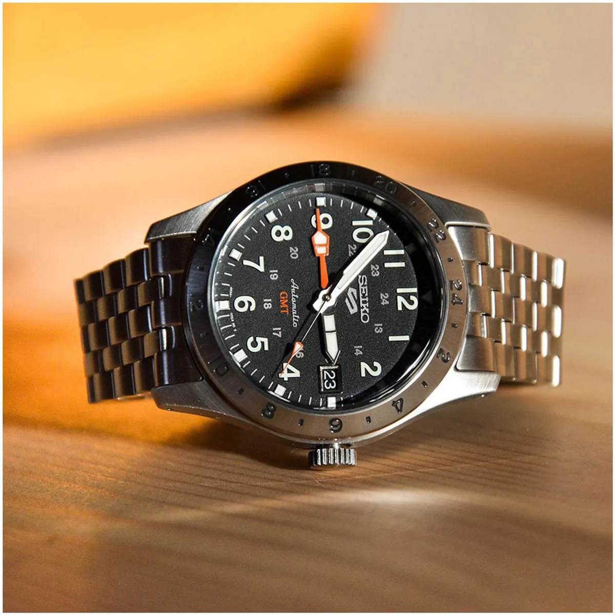 SEIKO - SEIKO 5 Sports Field GMT Automatico Acero Inox SSK023