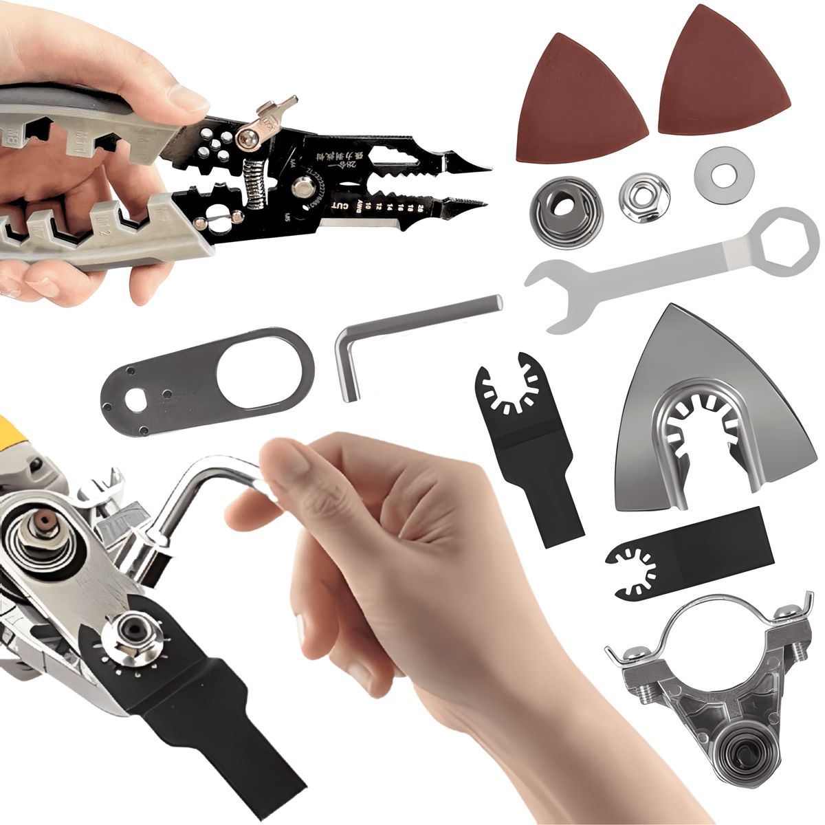 ROSH - Combo de Precisión  Alicate + Adaptador Multifuncional