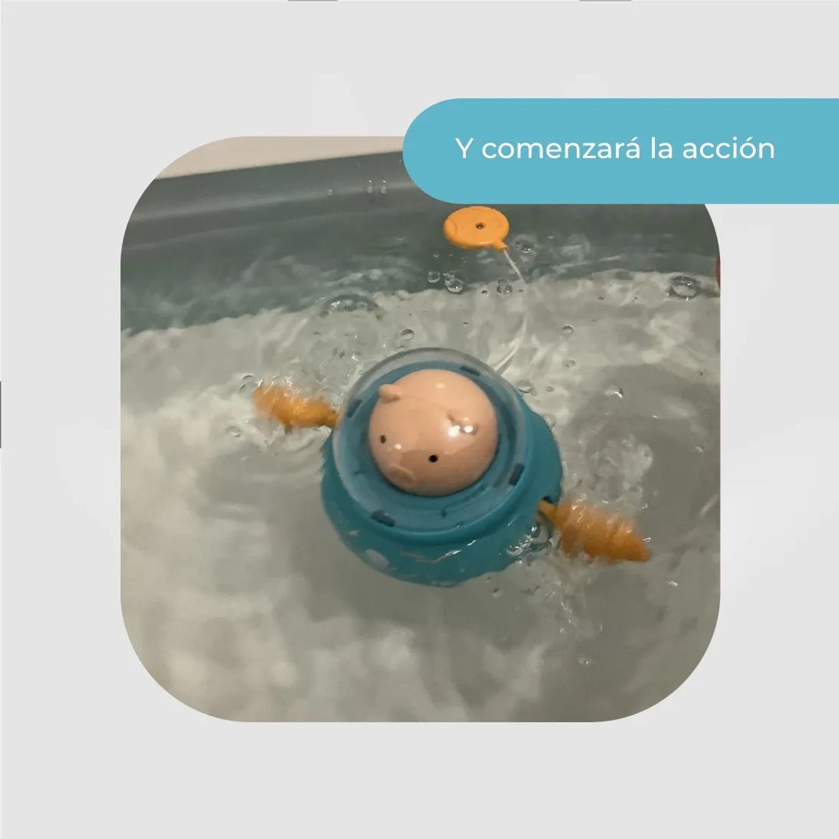GENERICO - Juguete para el Baño  Agua Cerdito Espacial Bebé y Niños