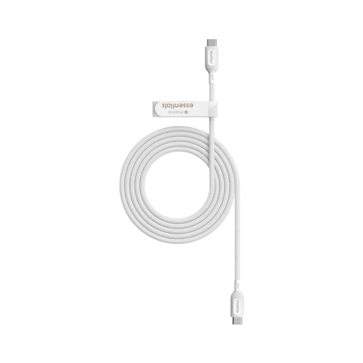 MOPHIE - Cable de carga mophie USB-C a USB-C 2m hasta 60W de carga - Blanco