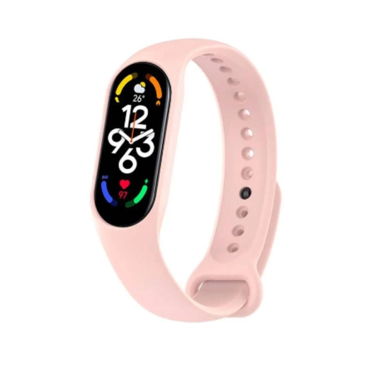 GENERICO - Correa de Silicona para Xiaomi Smart Band 5 Rosa
