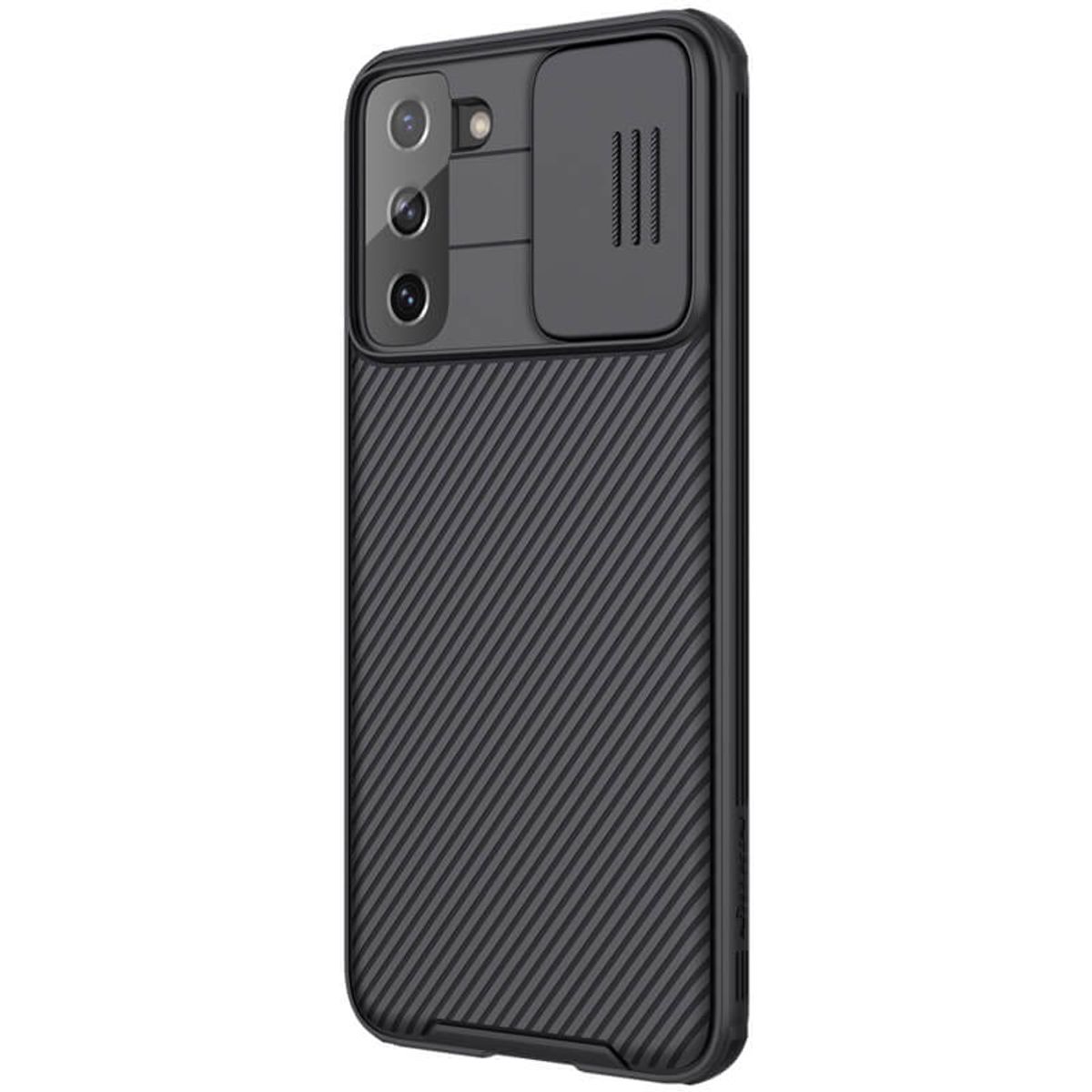 NILLKIN - Case Nillkin CamShield para Samsung S21 Plus - Carcasa - Negro