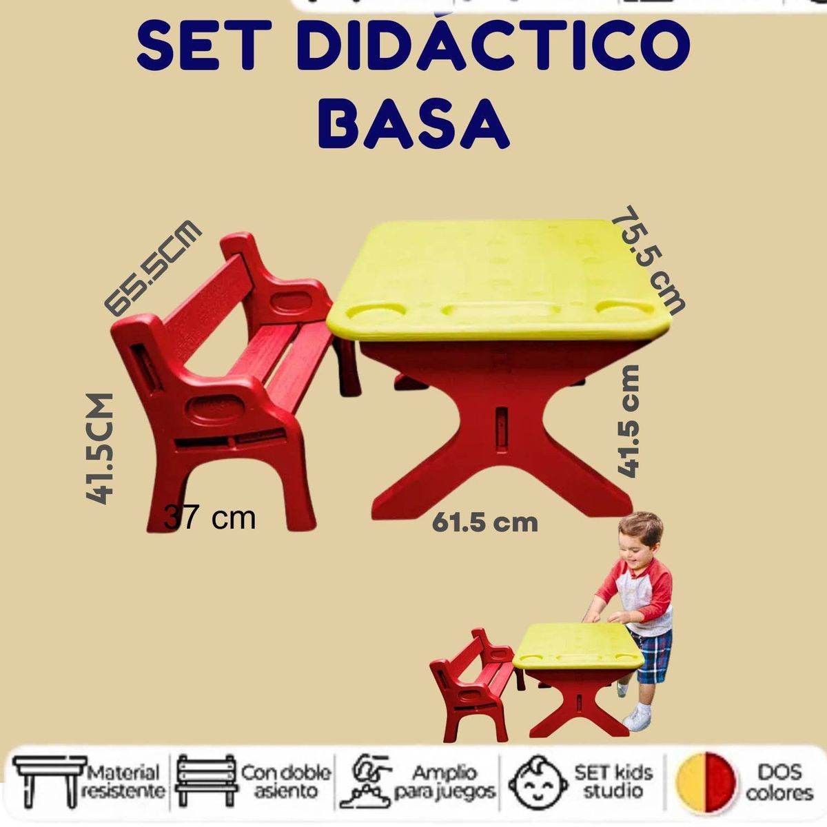 GENERICO - Set Didactico Basa Rojo Amarillo