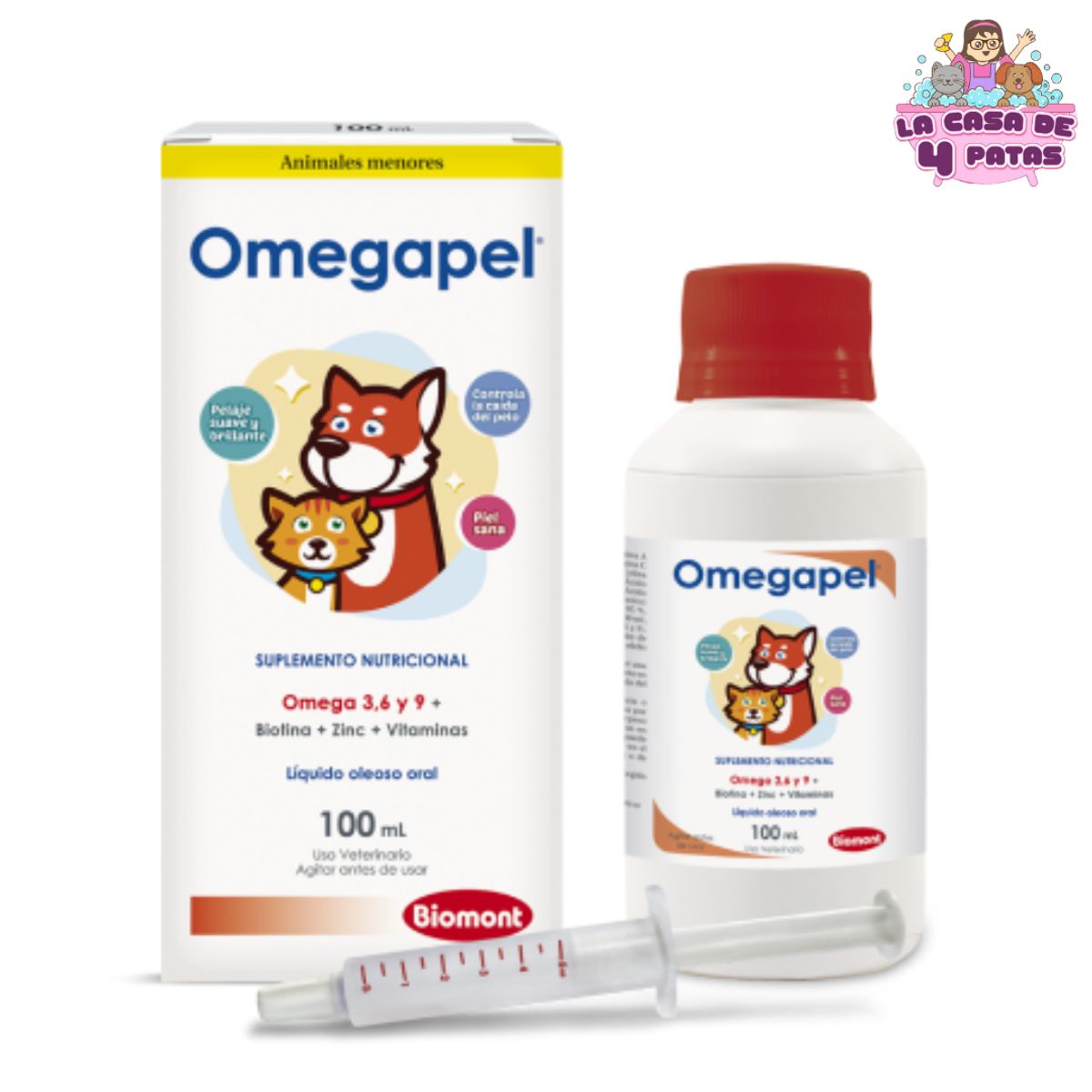 GENERICO - Suplemento para el pelaje OMEGAPEL 100 ML