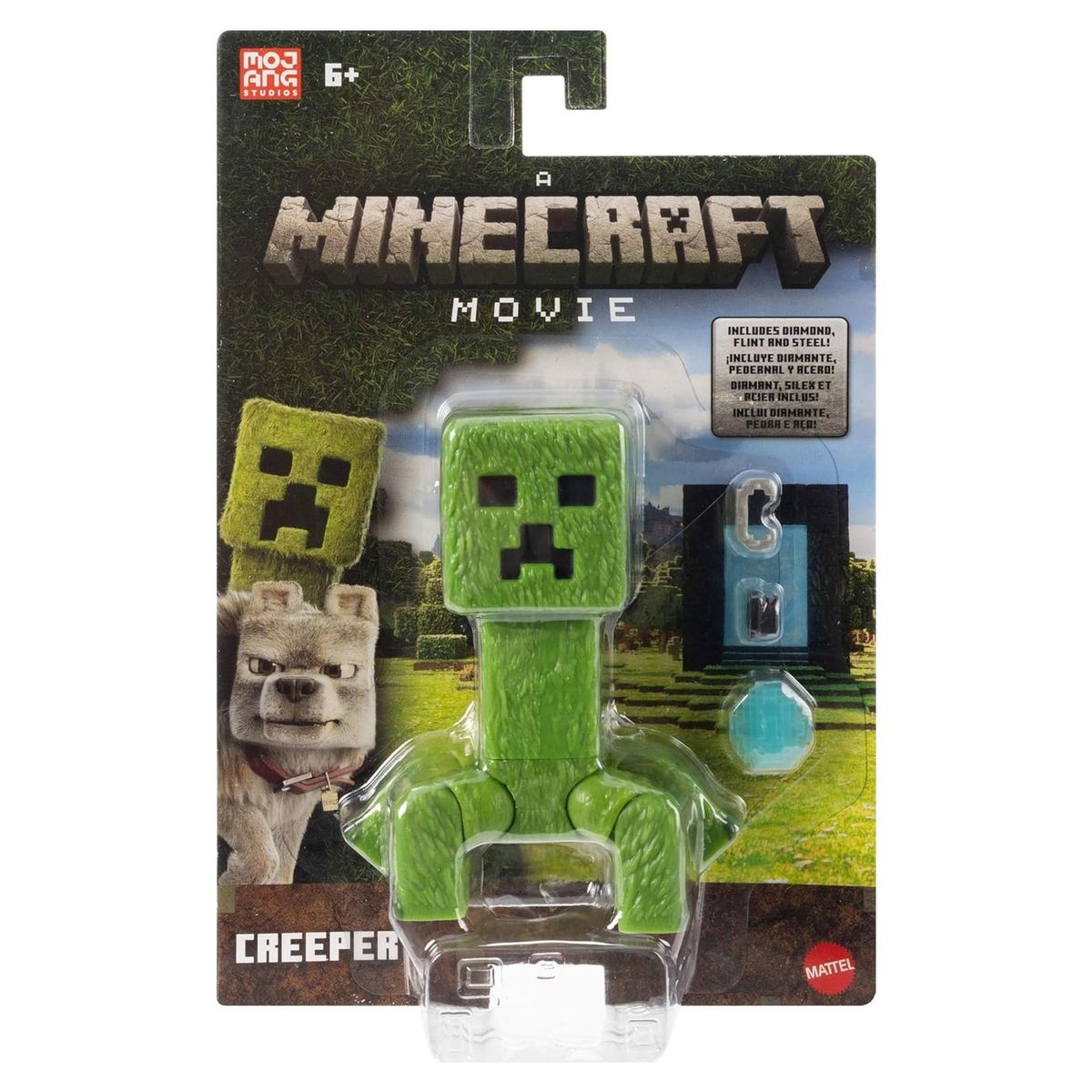 MINECRAFT - Minecraft La pelicula figuras de acción Creeper