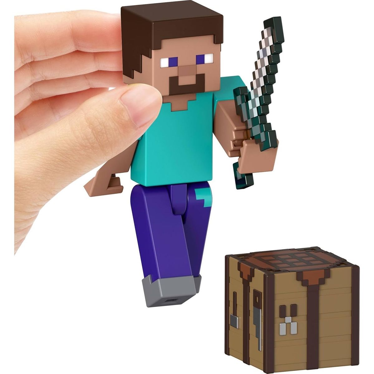 MINECRAFT - Minecraft Figura de acción Steve y Accesorios