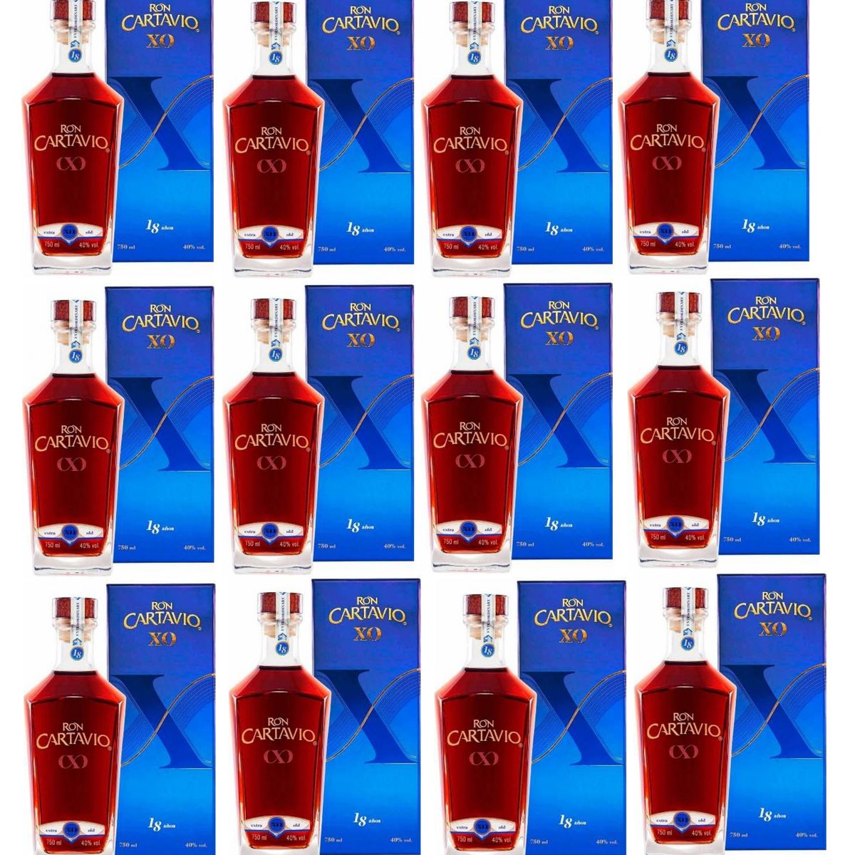 CARTAVIO - Ron Cartavio Xo 750ml - 12 UND