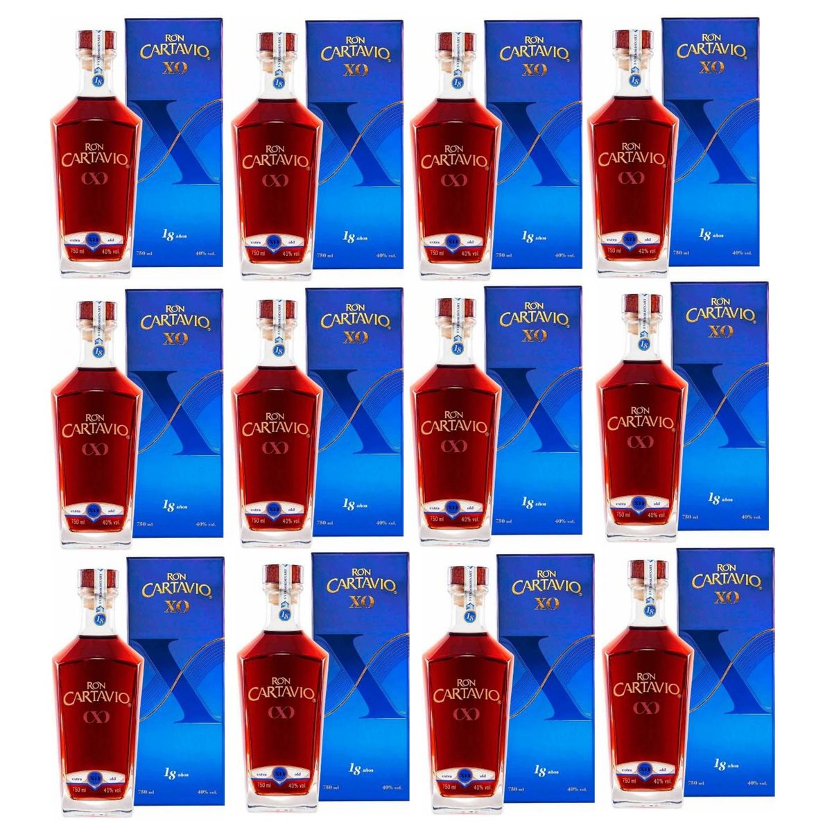 CARTAVIO - Ron Cartavio Xo 750ml - 12 UND