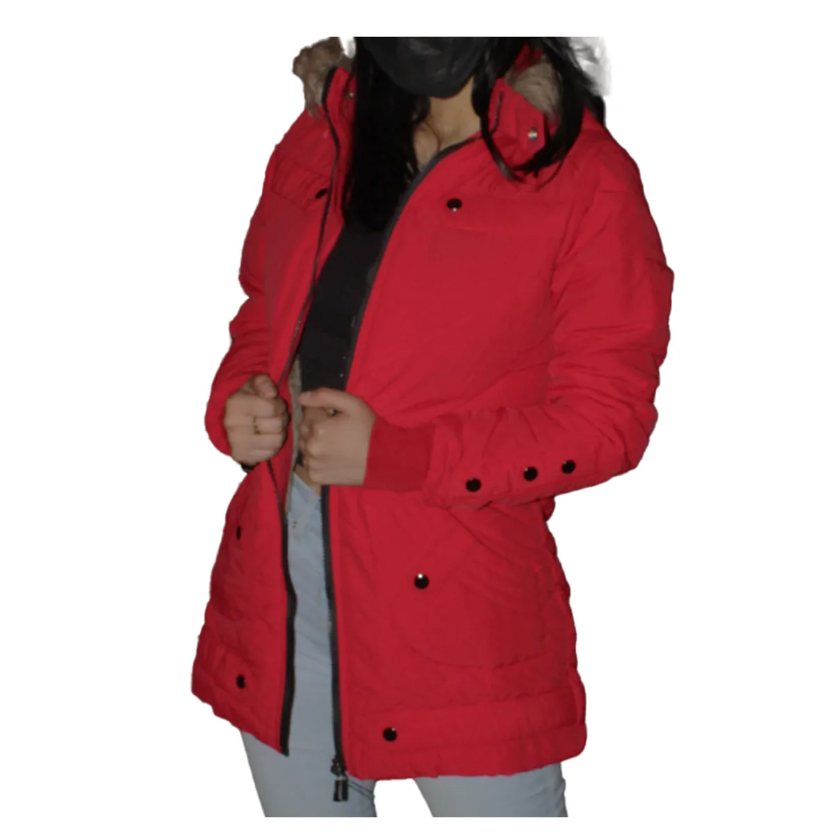 GENERICO - Casaca Parka Abrigo de Invierno para Mujer
