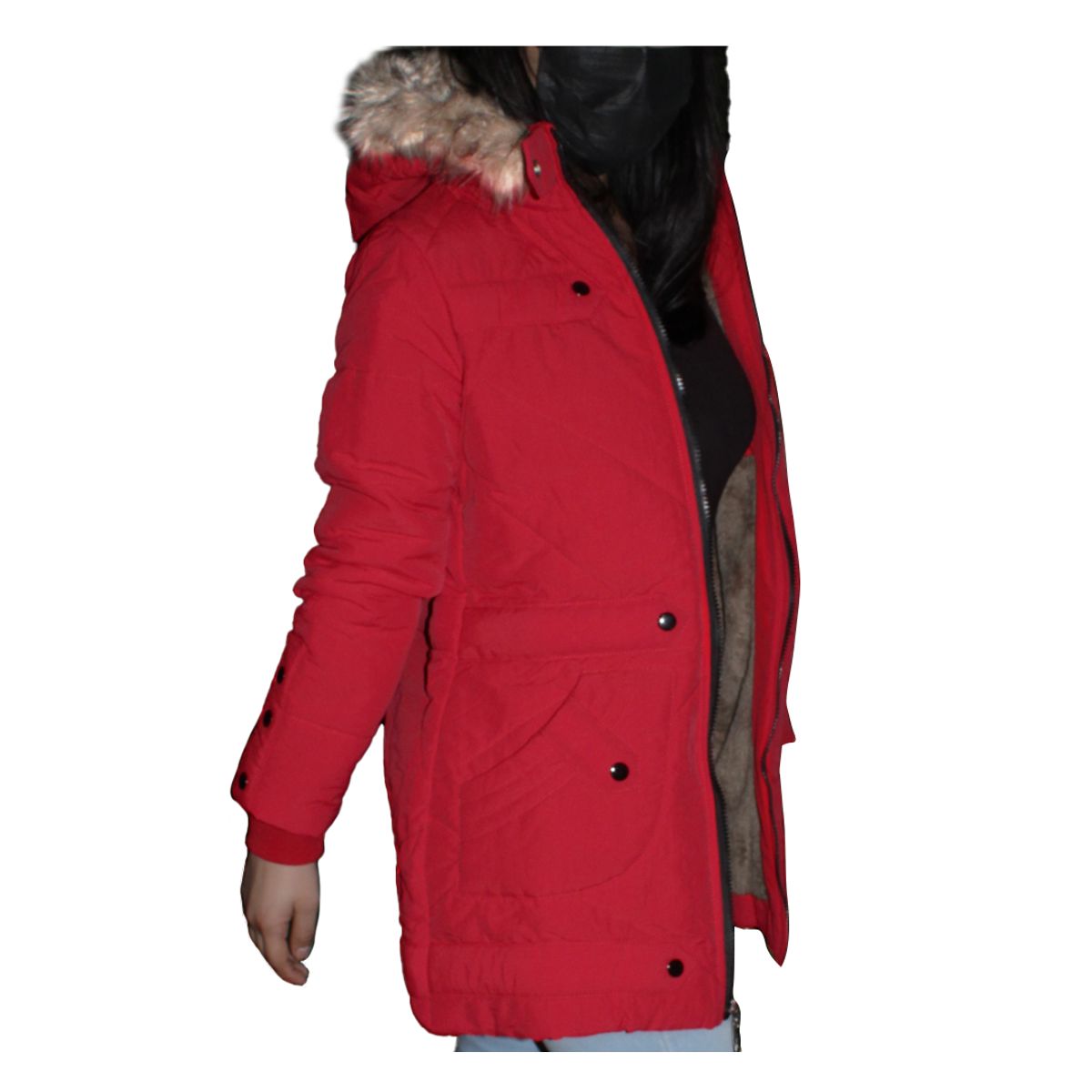 GENERICO - Casaca Parka Abrigo de Invierno para Mujer