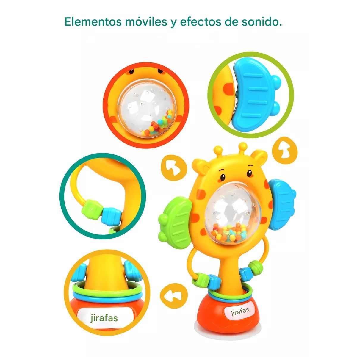 BABY - SONAJA PARA BEBE DE MESA - JIRAFA