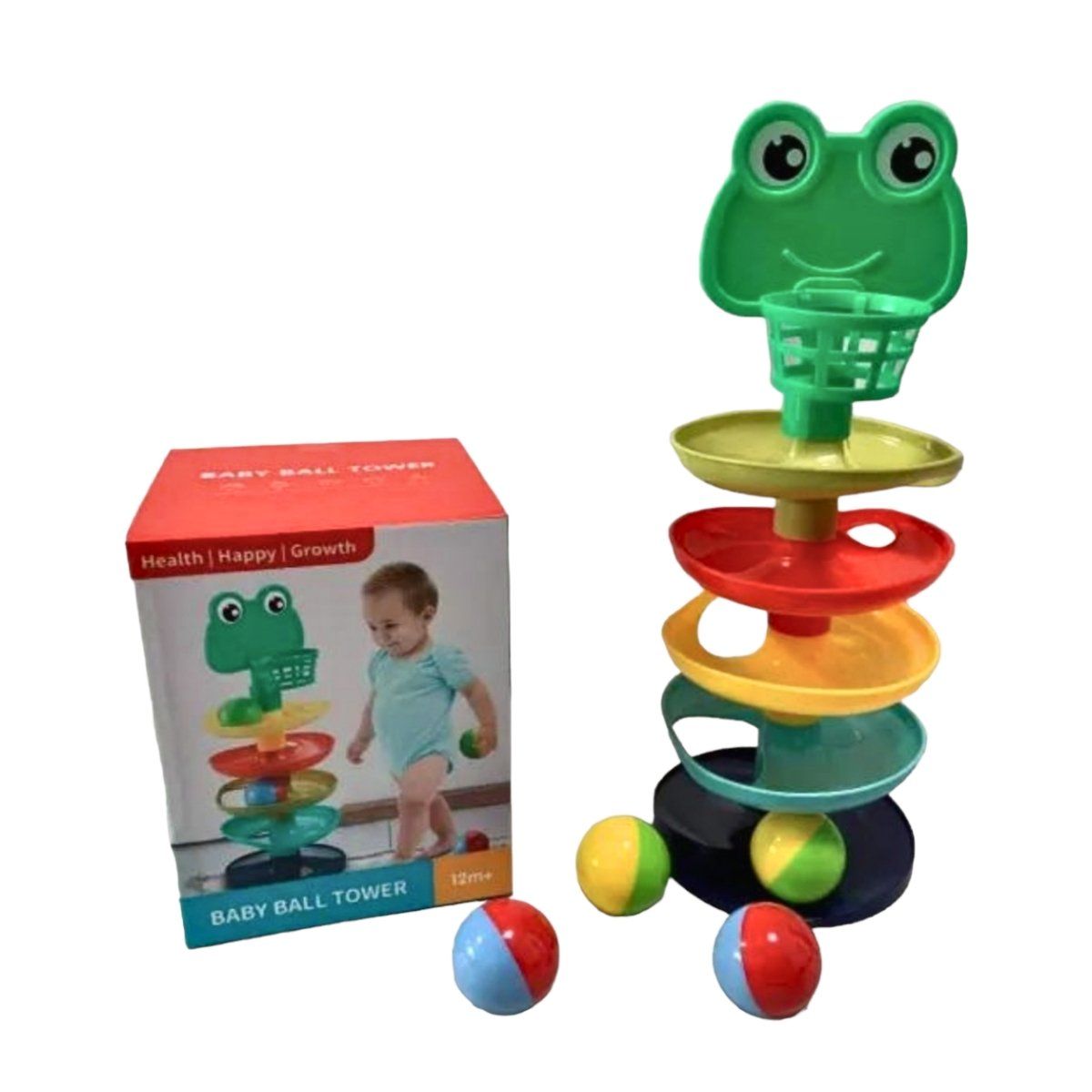 GENERICO - Juguete Torre De Pelotas Sonajeras Didactico Para Bebes