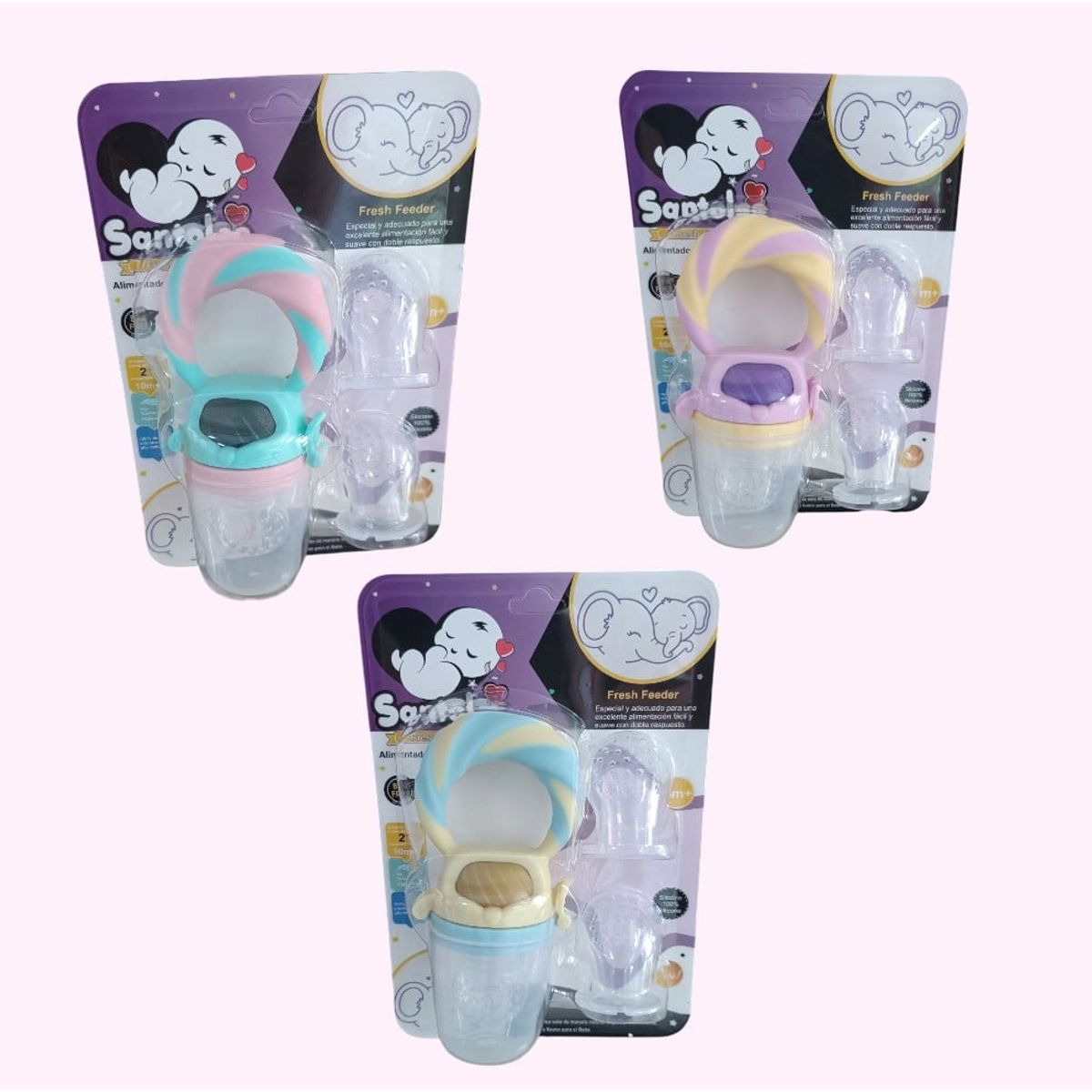 SANTOLEE - CHUPON FRUTERO REGULADOR - ROSA