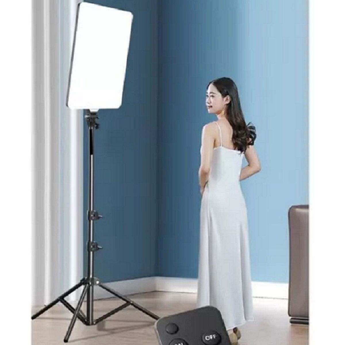 GENERICO - Panel Luz Led de 45 x 30 cm para Videos y Fotografia +Tripode