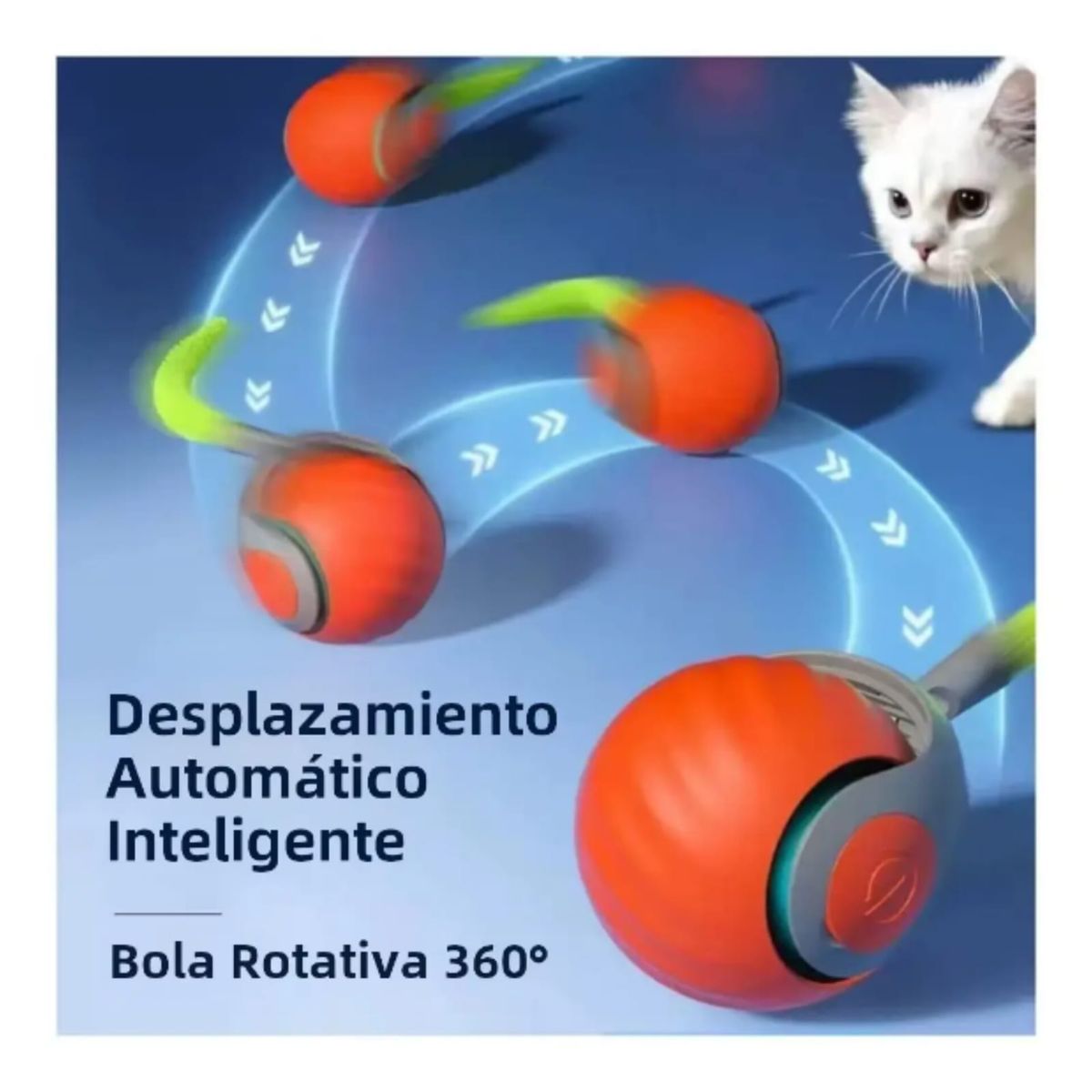OEM - Juguete interactivo inteligente para gatos SPEEDY TAIL