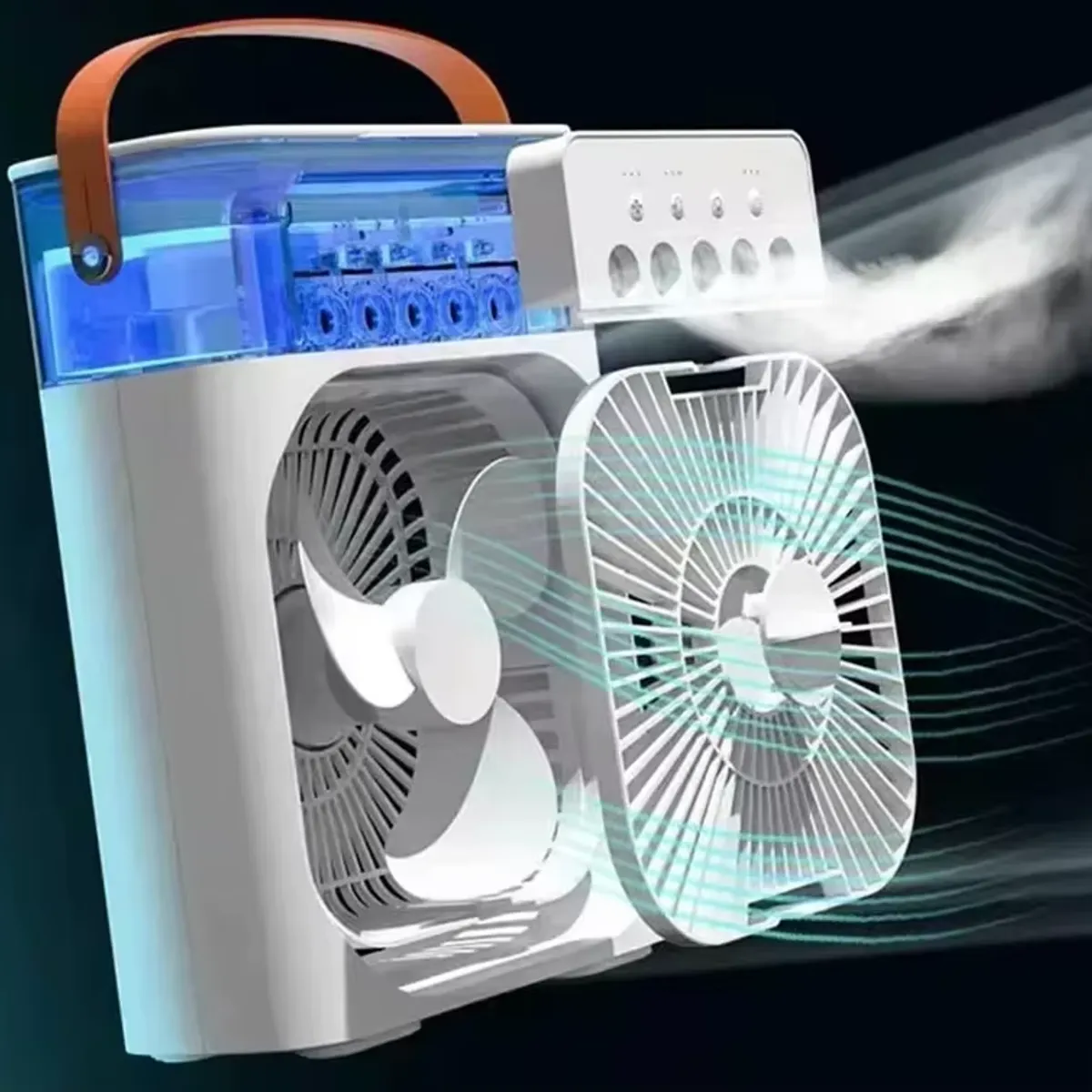 GENERICO - Mini Ventilador Humidificador 3 en 1 - Aire Acondicionado Portátil