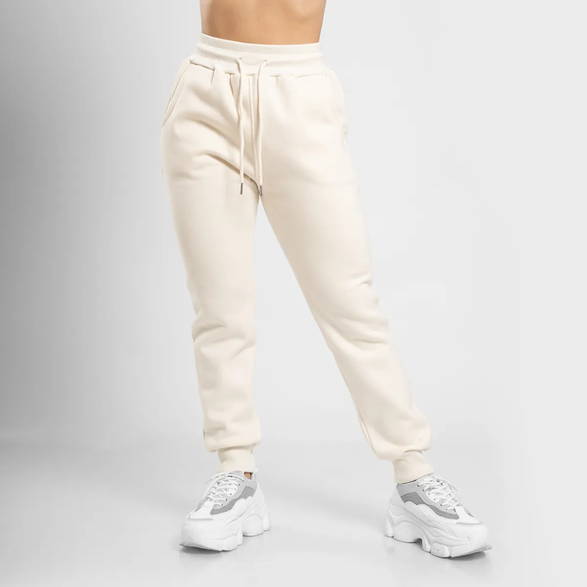 ONHUL - buzo jogger de algodón para mujer crema Arcoi