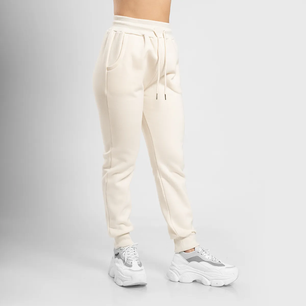 ONHUL - buzo jogger de algodón para mujer crema Arcoi