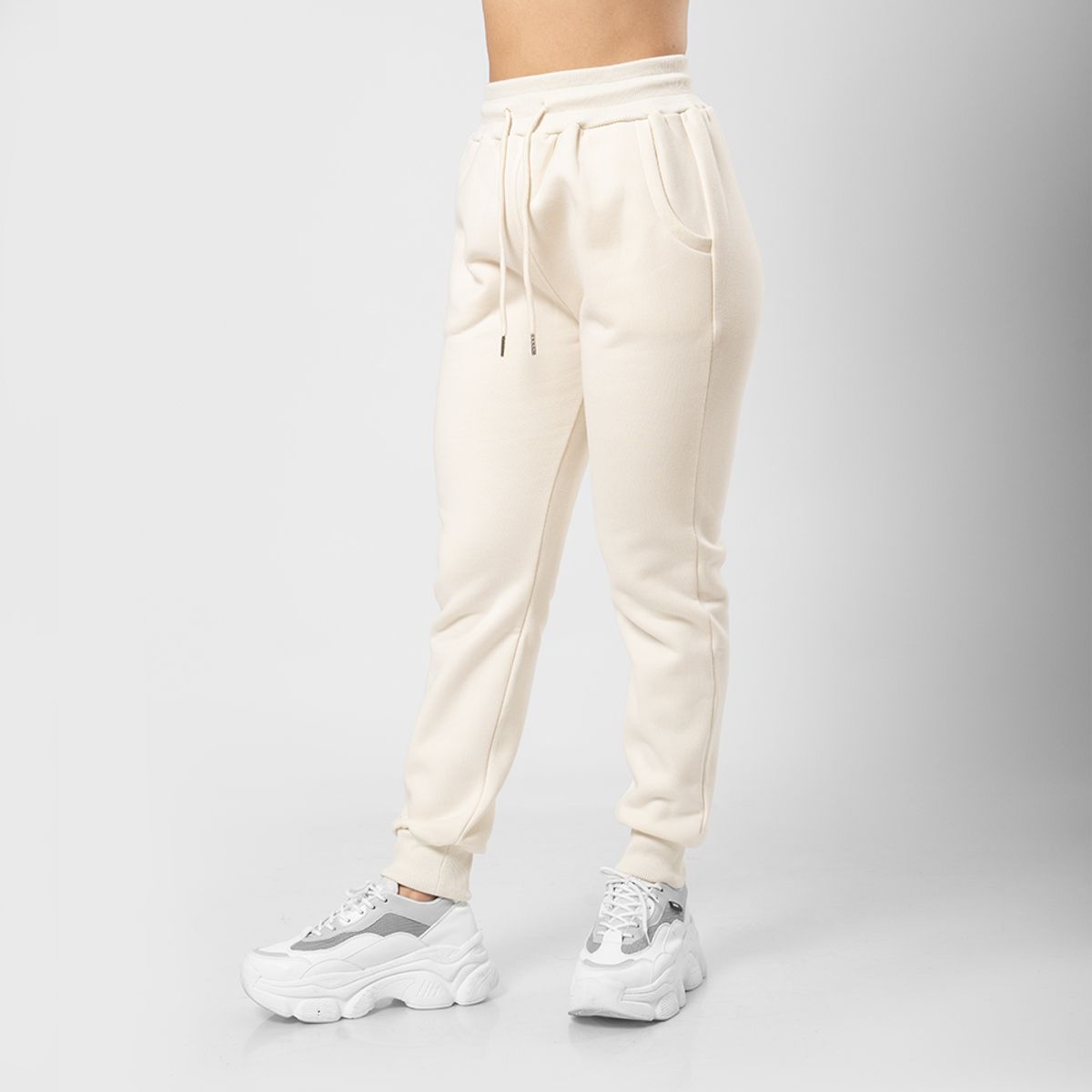 ONHUL - buzo jogger de algodón afranelado para mujer crema Arcoi