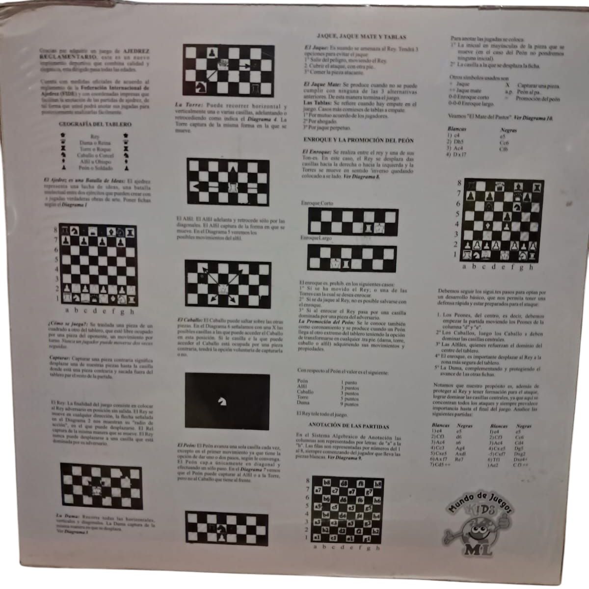 GENERICO - JUEGO DE MESA  AJEDREZ, DAMA Y LUDO
