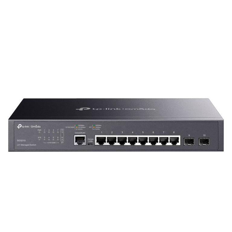 thumbnail image 2 of TP-Link SG3210 Omada 8-Port Gigabit L2+ Managed Switch With 2 SFP Ports 2 of 3