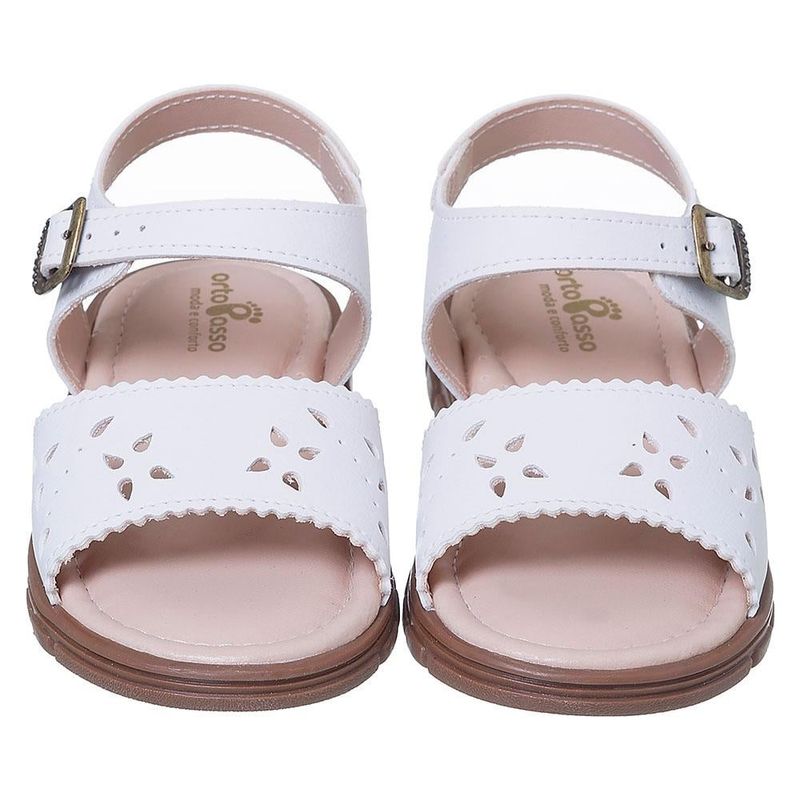 ORTOPASSO - Sandalia para niña ORTOPASSO Blanco