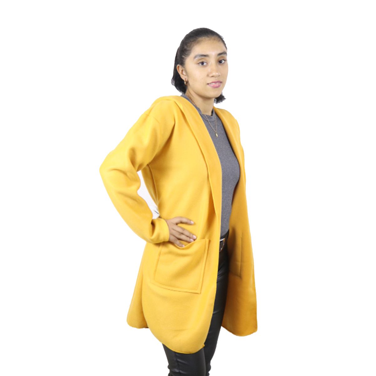 GENERICO - CAPA LARGA SUAVE ABRIGADORA CON CAPUCHA