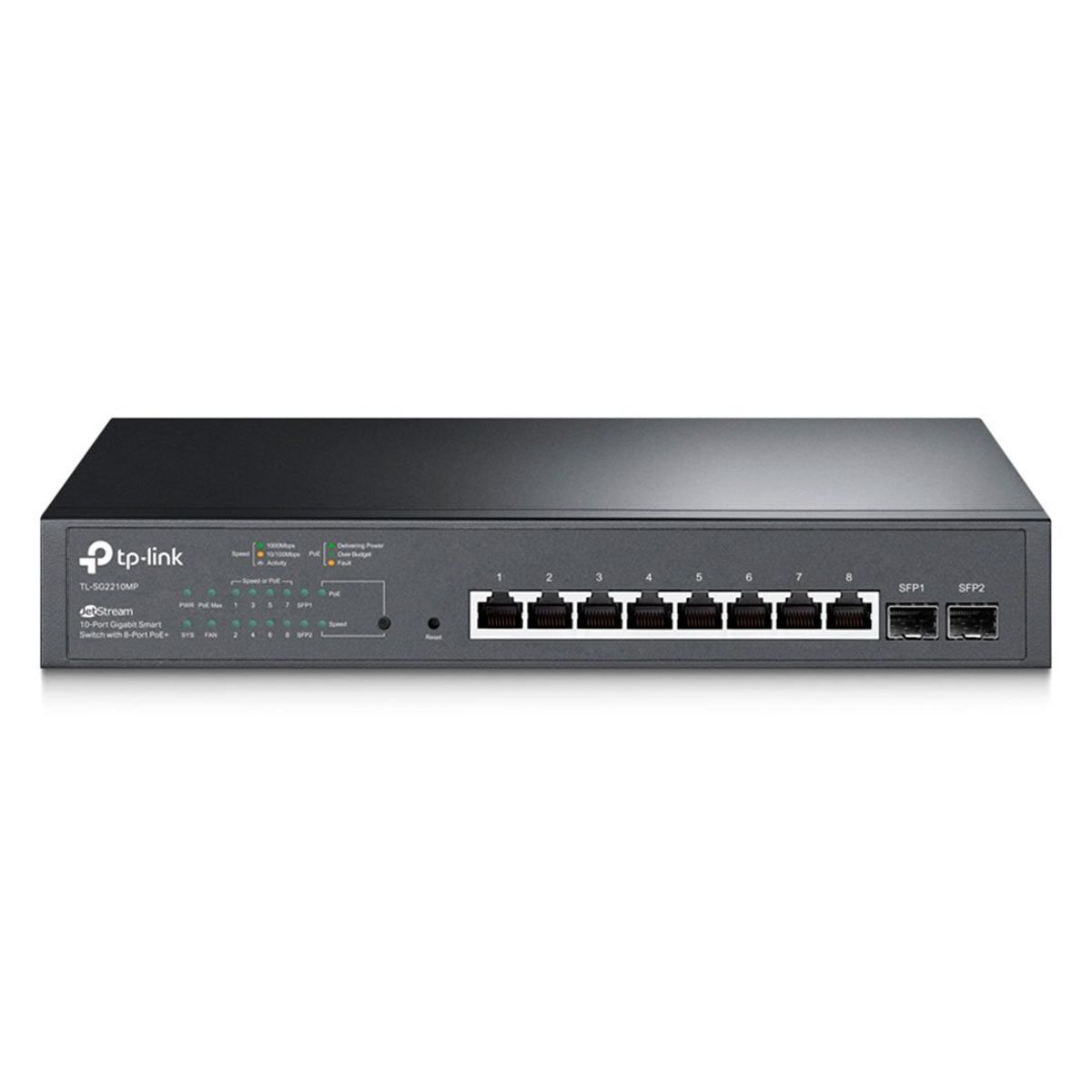 TP LINK - TP-LINK SG2210MP Switch PoE 8 Puertos Gigabit 2SFP Omada