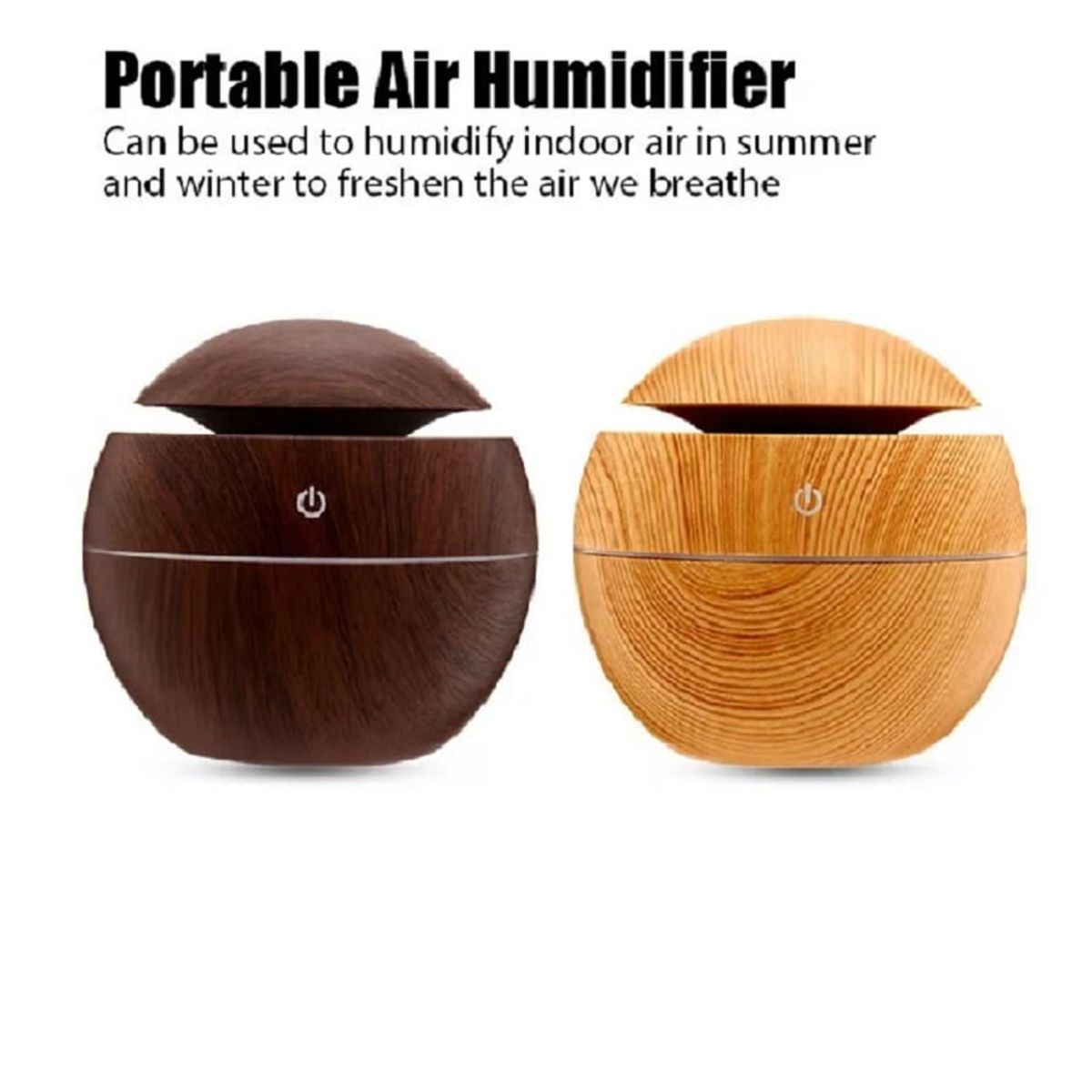 GENERICO - Humidificador Led Difusor Aromaterapia Purificador   Redondo