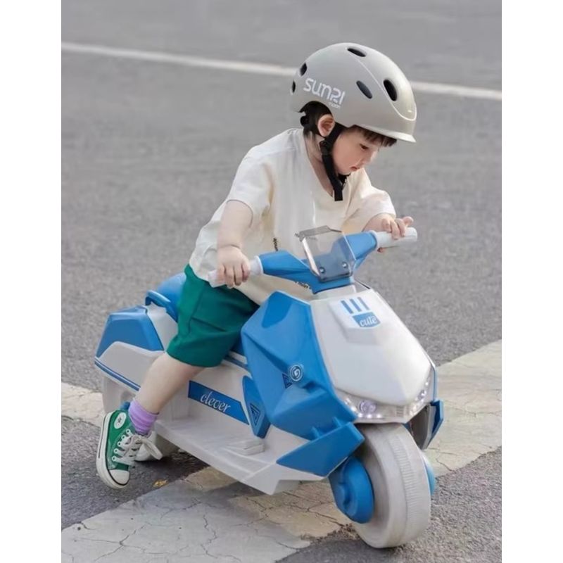 GENERICO - MOTO ELECTRICA DELUXE KIDS CON MOTOR AZUL