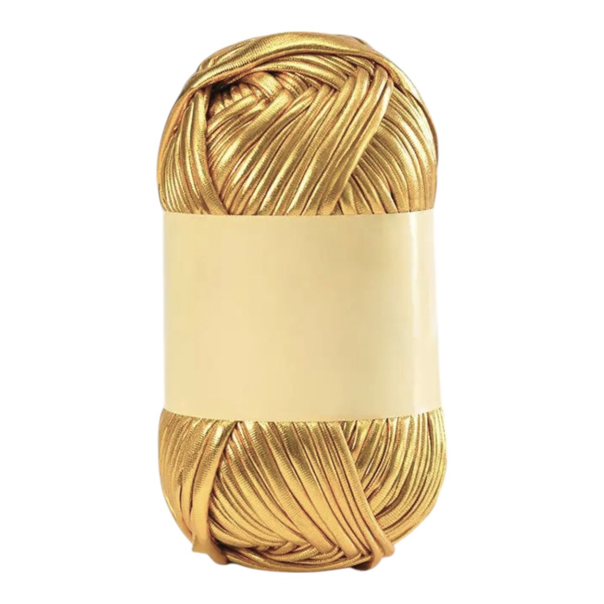 GENERICO - Trapillo Dorado Brillante para Tejido a Crochet  100g  45m