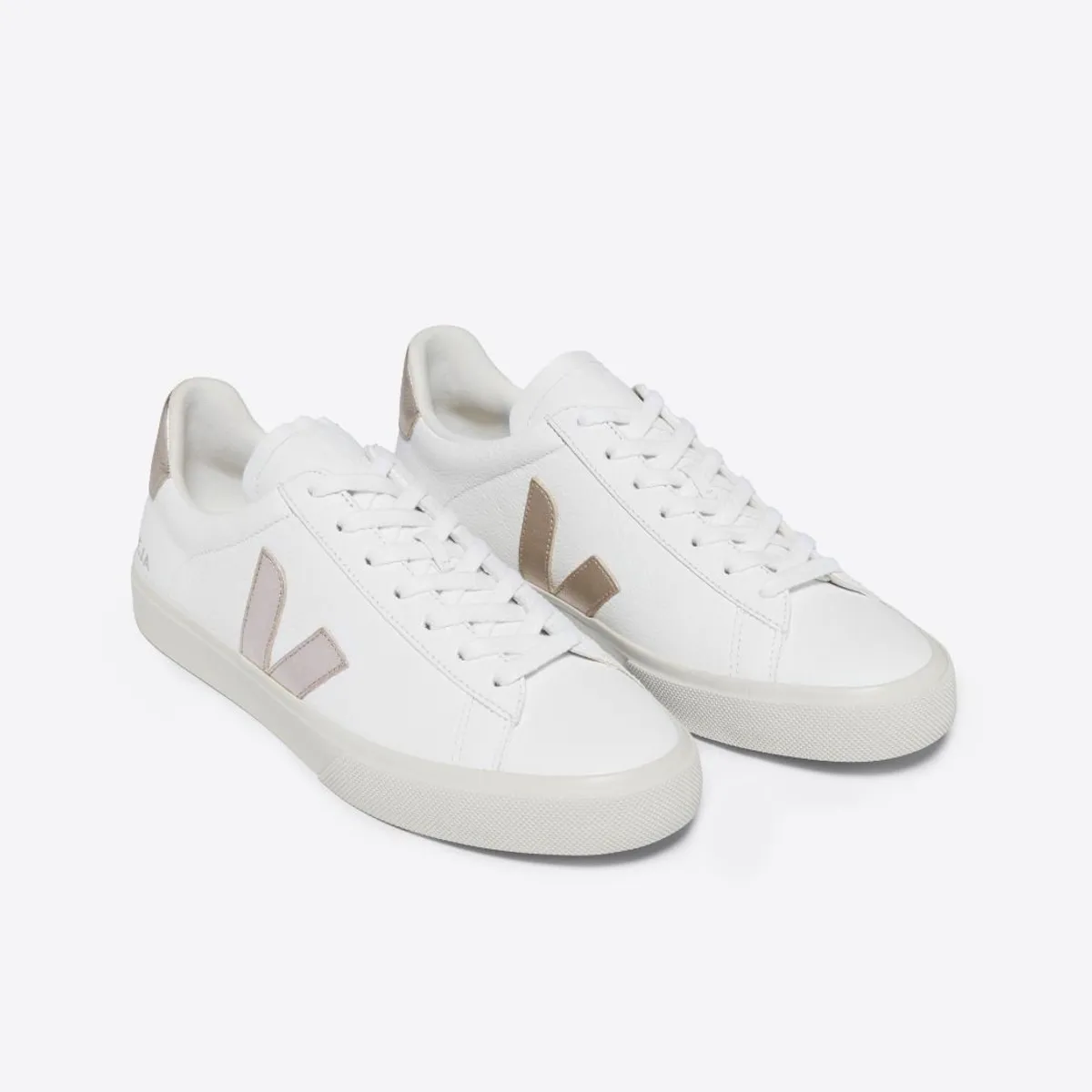 VEJA - Zapatilla veja campo chromefree leather mujer Blanco