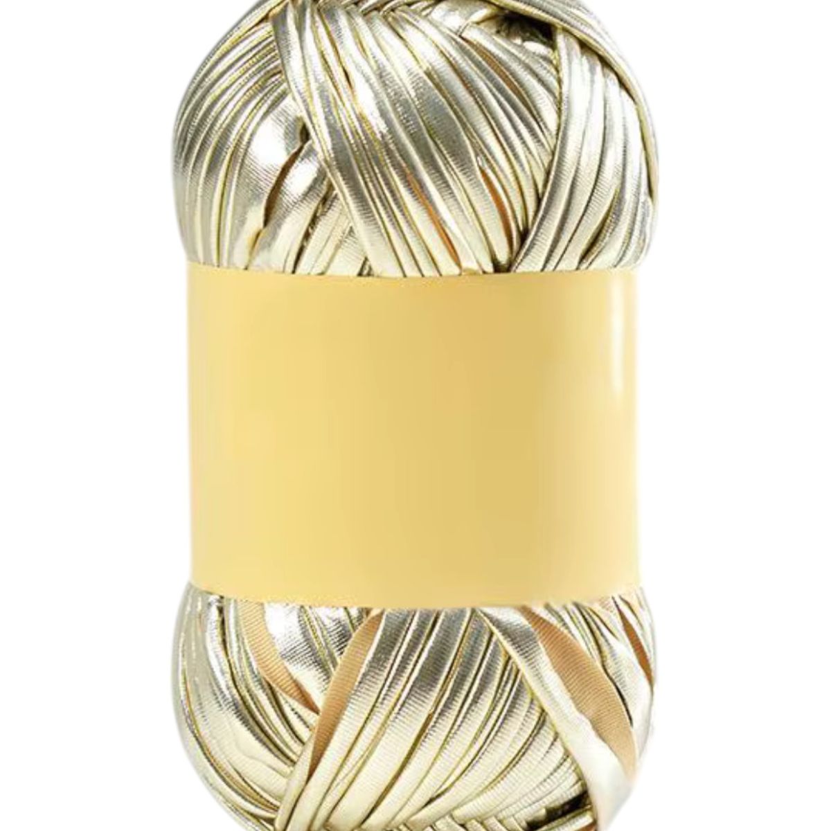 GENERICO - Trapillo Dorado Champán Brillante para Crochet x 2 OVILLOS