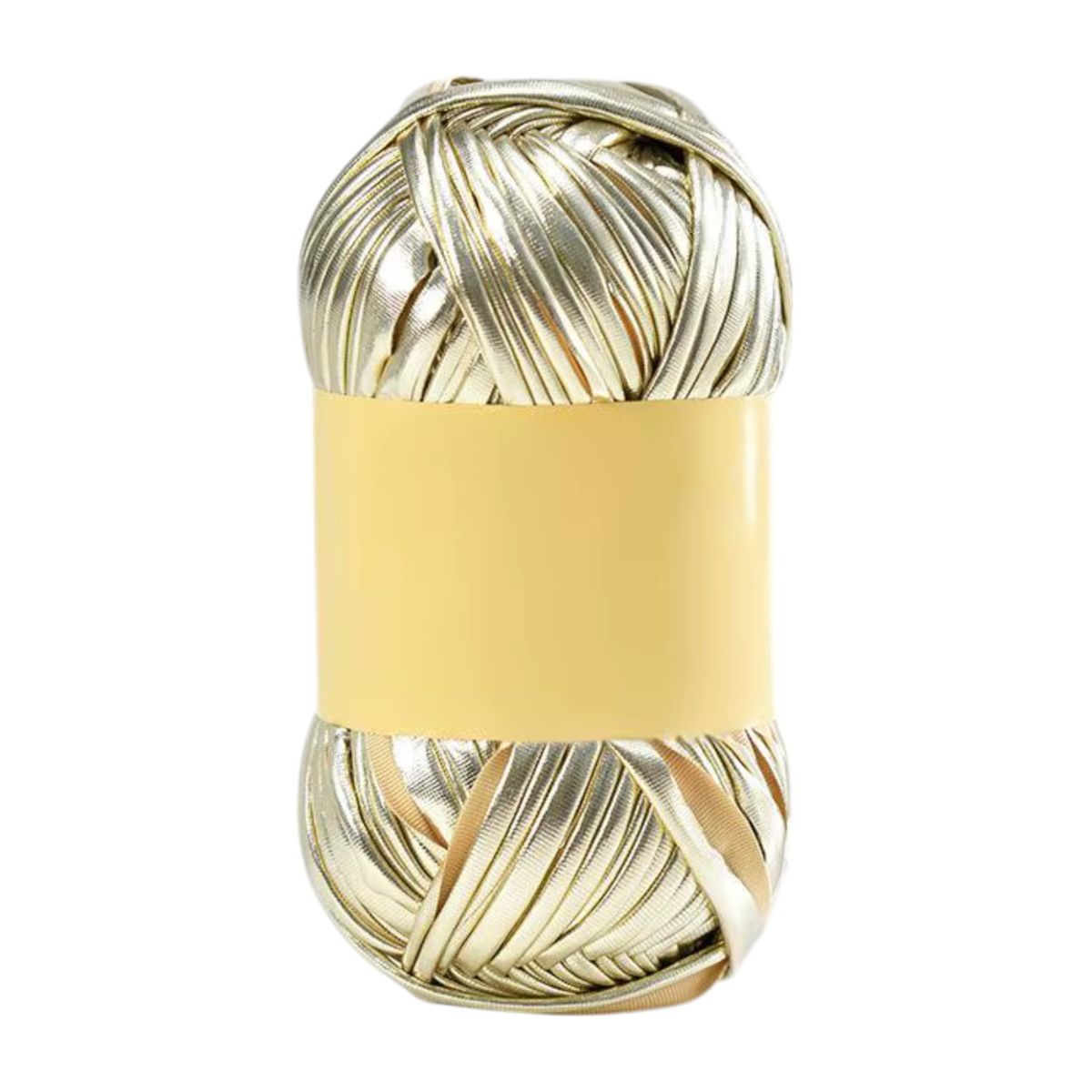 GENERICO - Trapillo Dorado Champán Brillante para Crochet x 2 OVILLOS