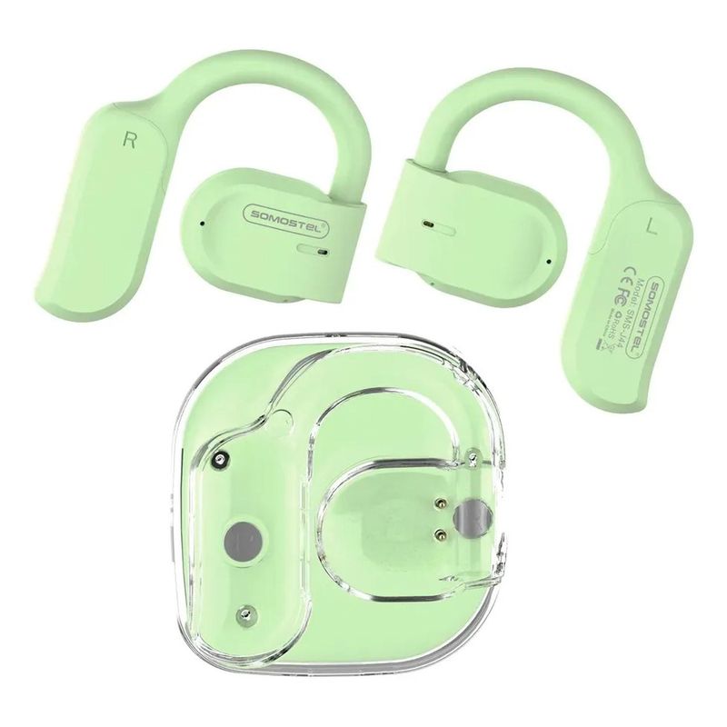 SOMOSTEL - Audífonos Deportivo Somostel Con Gancho Para Oreja Bluetooth