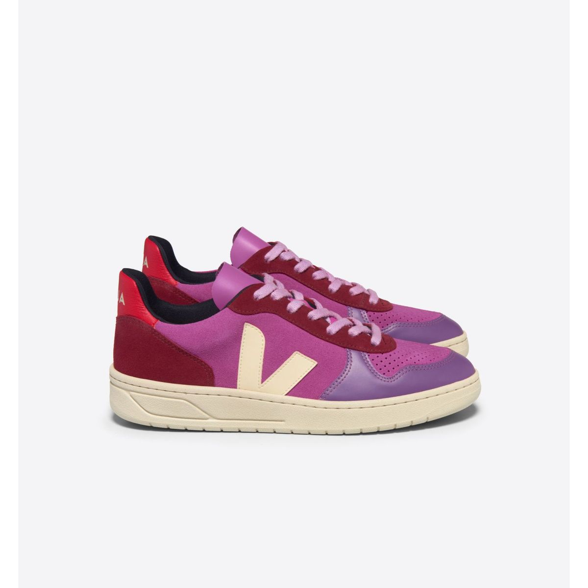 VEJA - Zapatilla veja v-10 suede mujer Morado