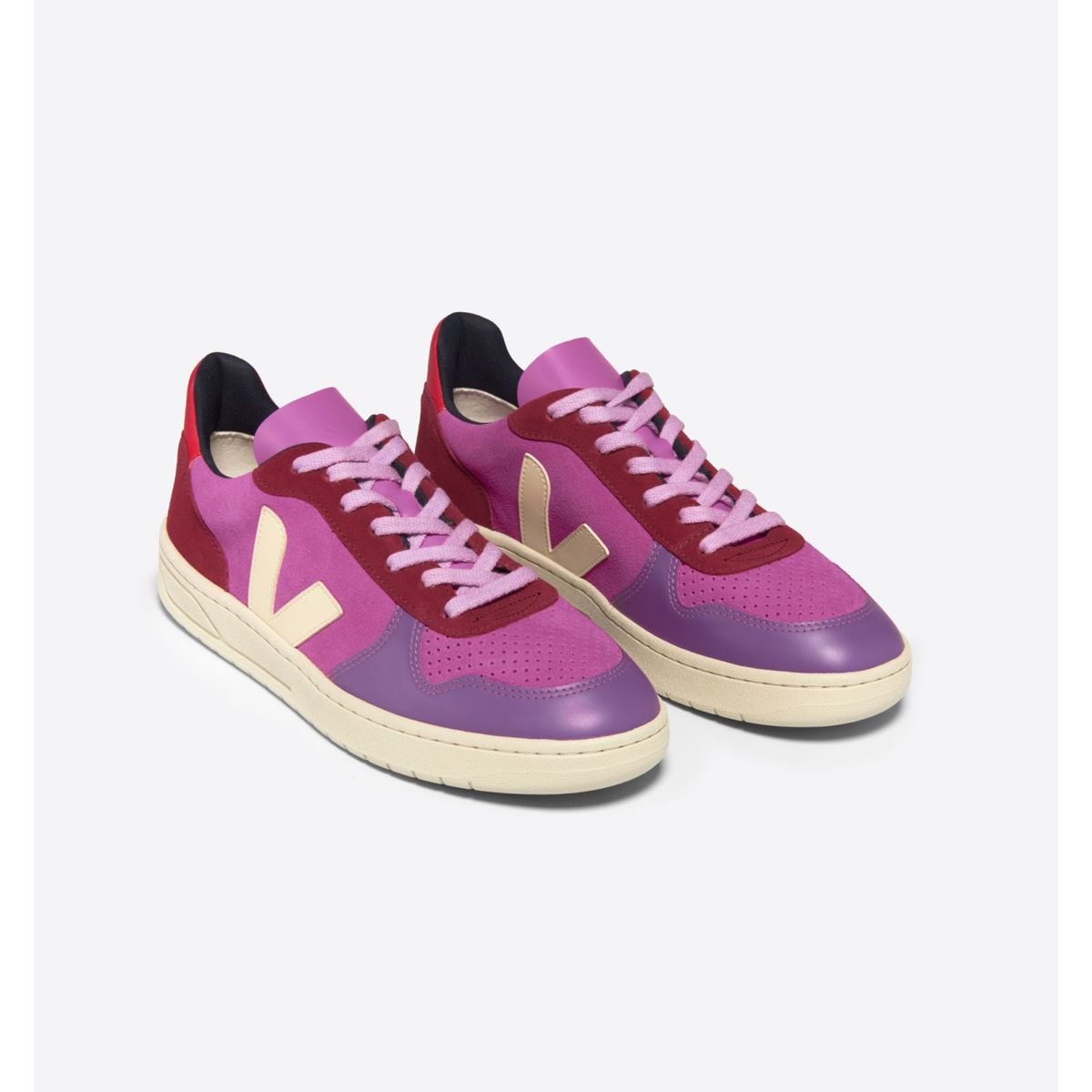 VEJA - Zapatilla veja v-10 suede mujer Morado